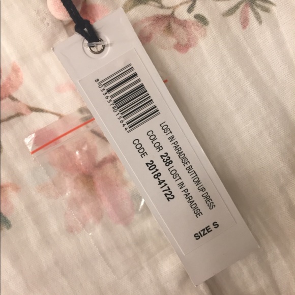 ASTARS Floral Print Button Up Dress - Picture 3 of 4